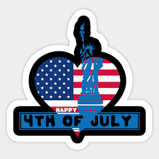 4th Of July Sticker